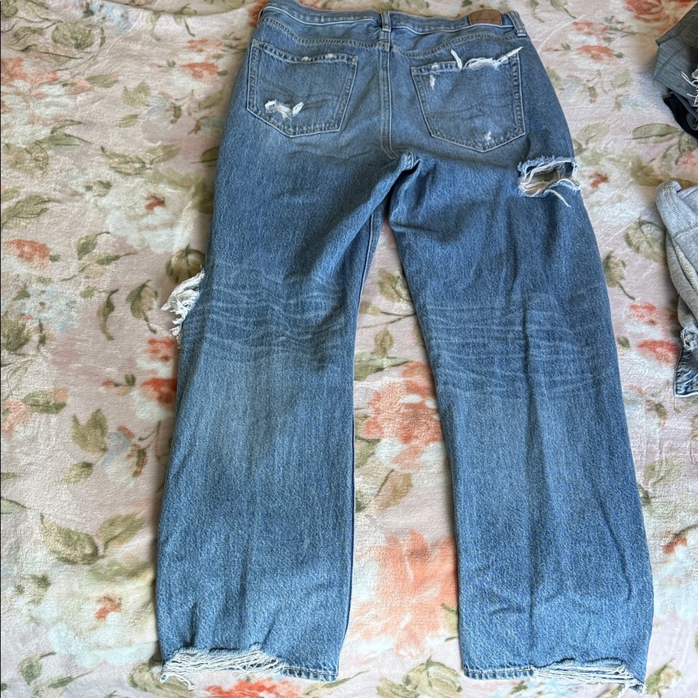 American Eagle Outfitters size 12 highest rise 90s boyfriend jeans - Picture 3 of 3